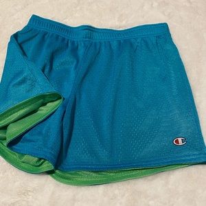 Champion Blue Turquoise Athletic Shorts